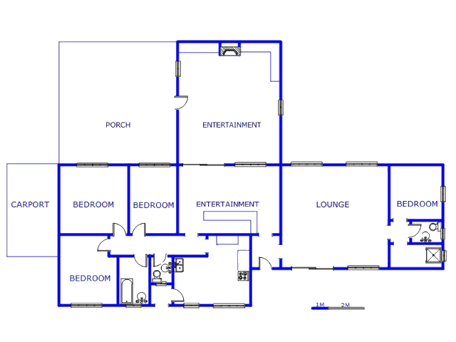 Floor plan of the property in Heidelberg - GP