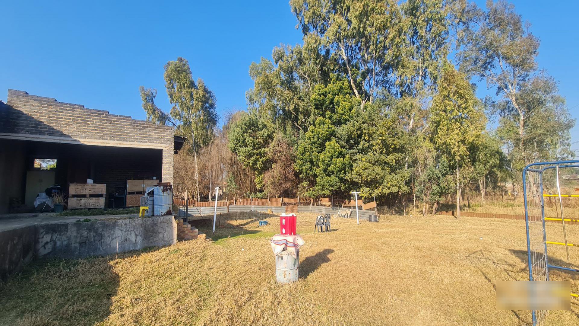 Backyard of property in Benoni