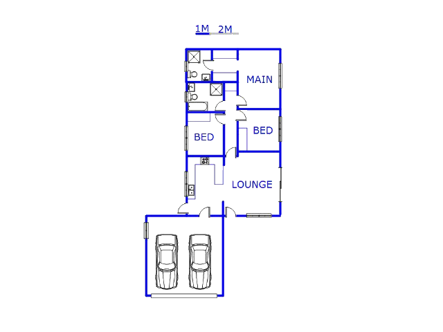 Floor plan of the property in Sunair Park