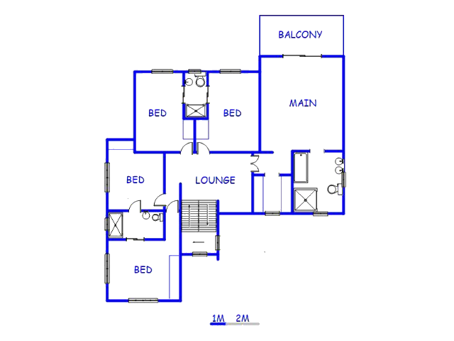 1st Floor - 193m2 of property for sale in Blue Valley Golf Estate