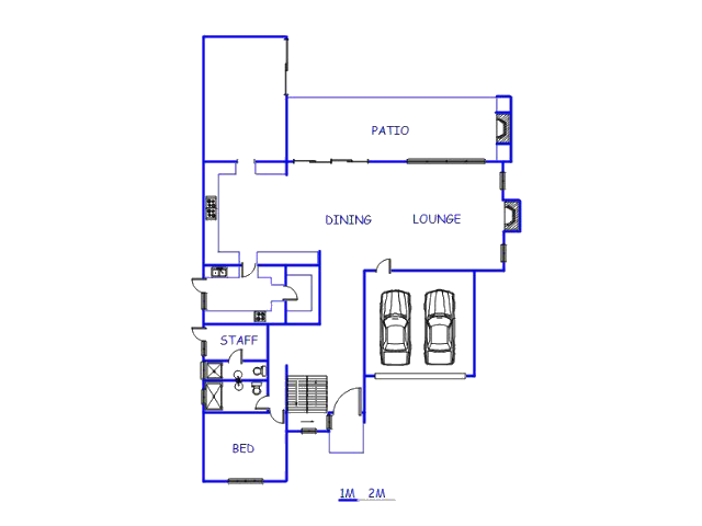 Floor plan of the property in Blue Valley Golf Estate