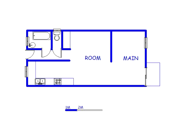 Floor plan of the property in Margate