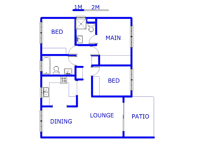 1st Floor - 88m2 of property for sale in Noordwyk