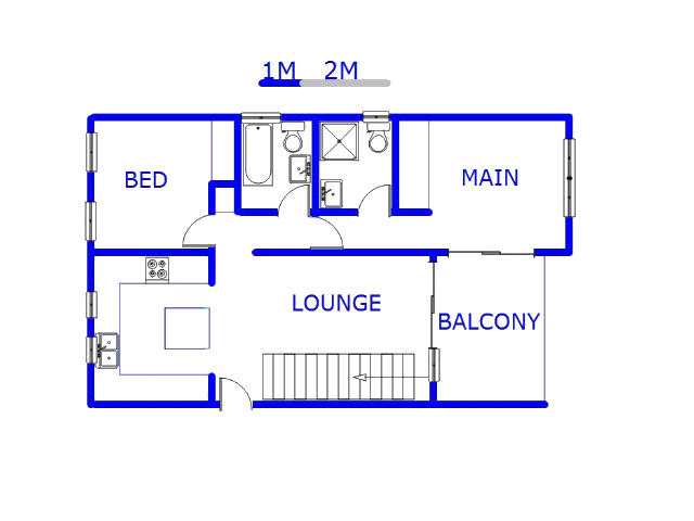 Floor plan of the property in Erand Gardens