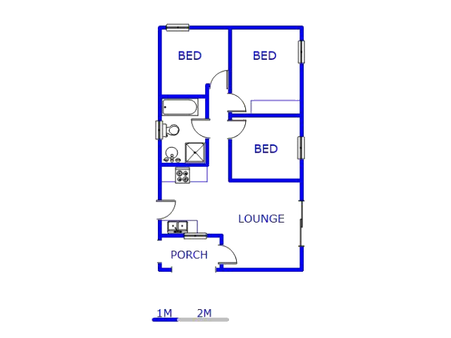 Ground Floor - 62m2 of property for sale in Crystal Park