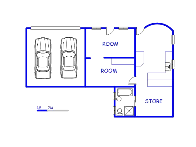 Floor plan of the property in Pietermaritzburg (KZN)