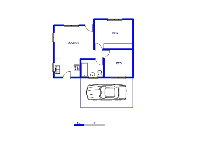 Floor plan of the property in Windmill Park