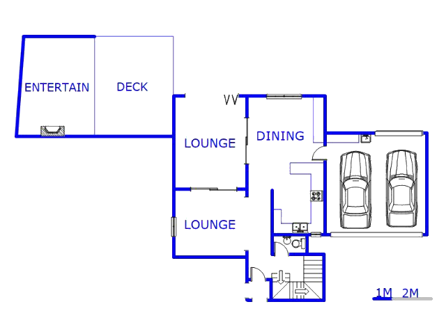 Floor plan of the property in Vanderbijlpark