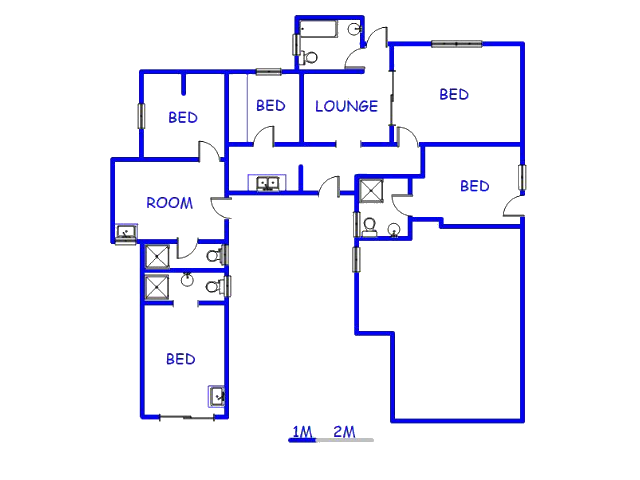 Floor plan of the property in Birch Acres