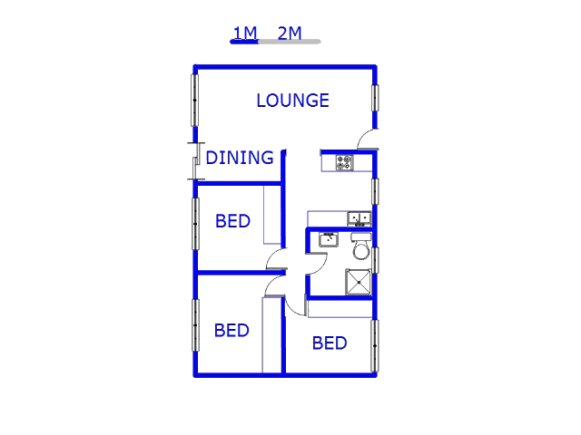 Floor plan of the property in Wild En Weide