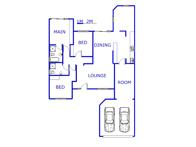 Floor plan of the property in Norwood