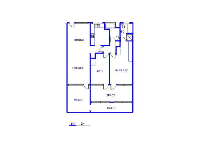 Floor plan of the property in Bramley Park