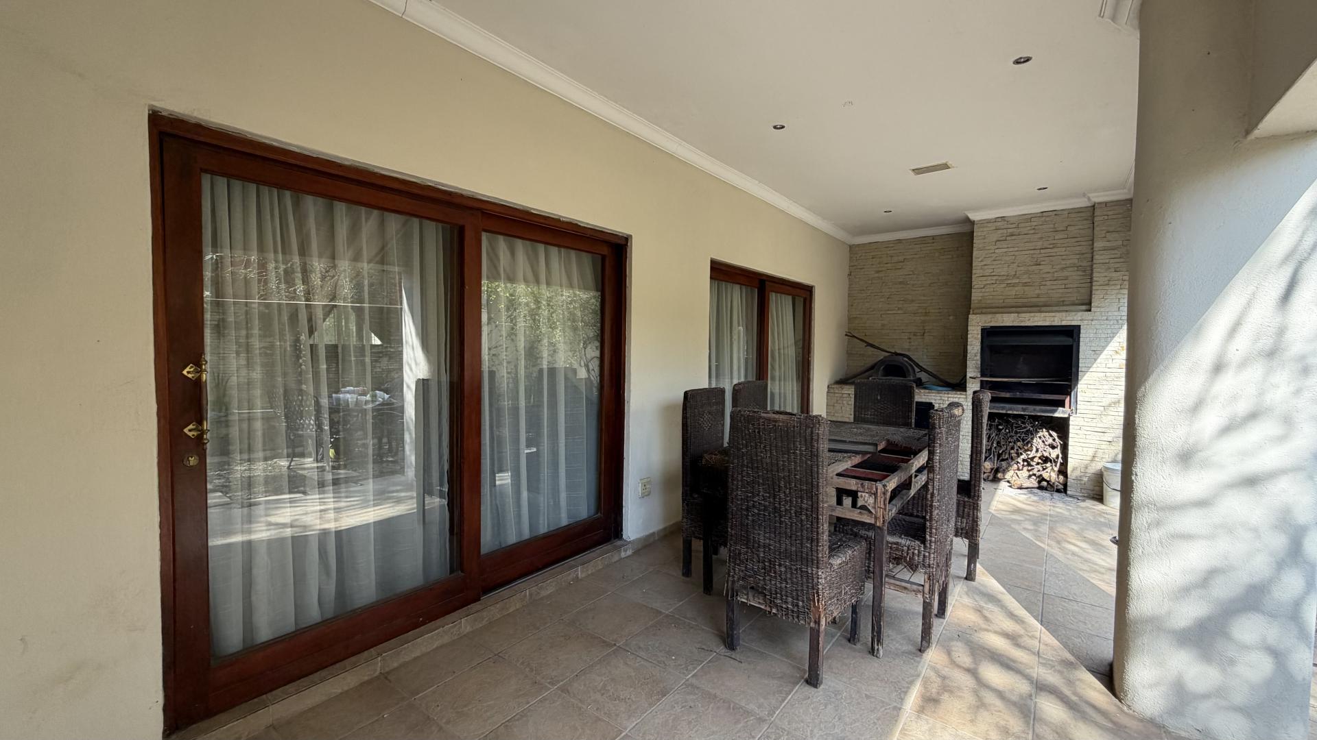 Patio of property in Sagewood