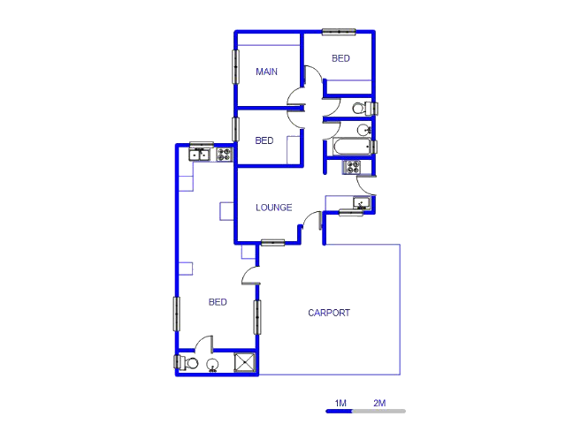 Floor plan of the property in Riverside View