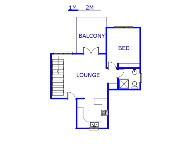 Floor plan of the property in Lone Hill