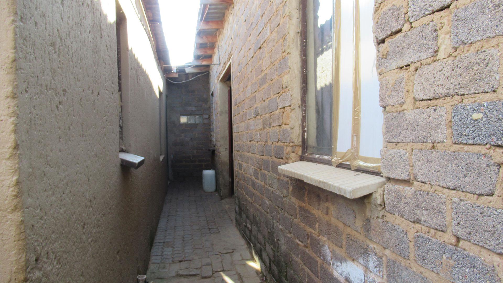 Backyard of property in Protea Glen