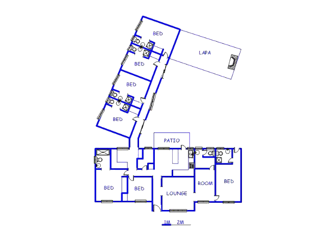 Floor plan of the property in Veld En Vlei