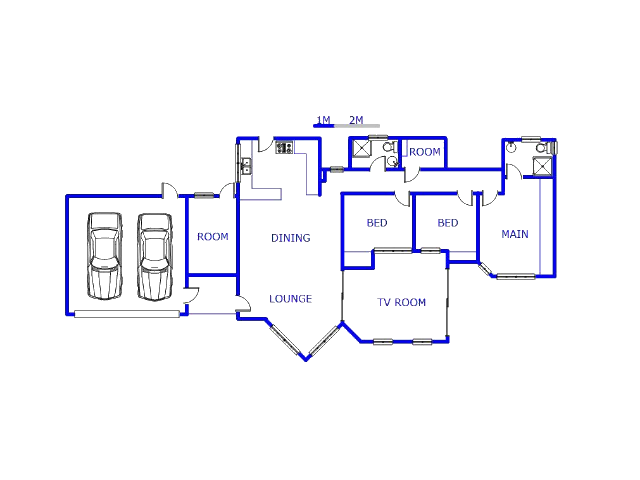 Floor plan of the property in Sunninghill