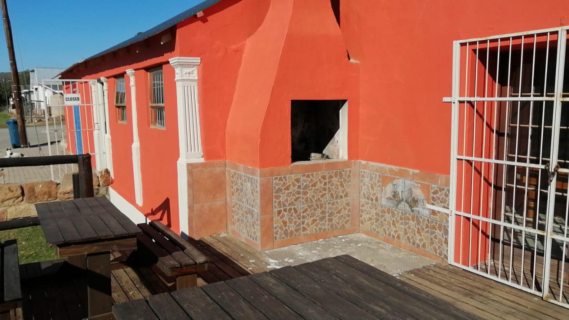 Backyard of property in Riebeek East