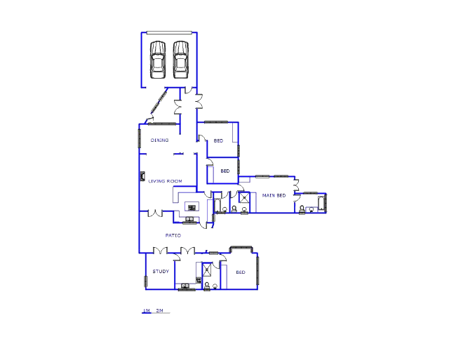 Floor plan of the property in Parkmore