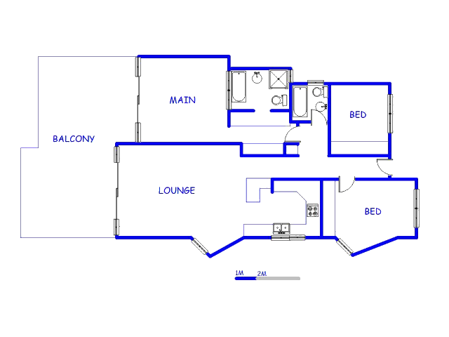 Floor plan of the property in Elysium