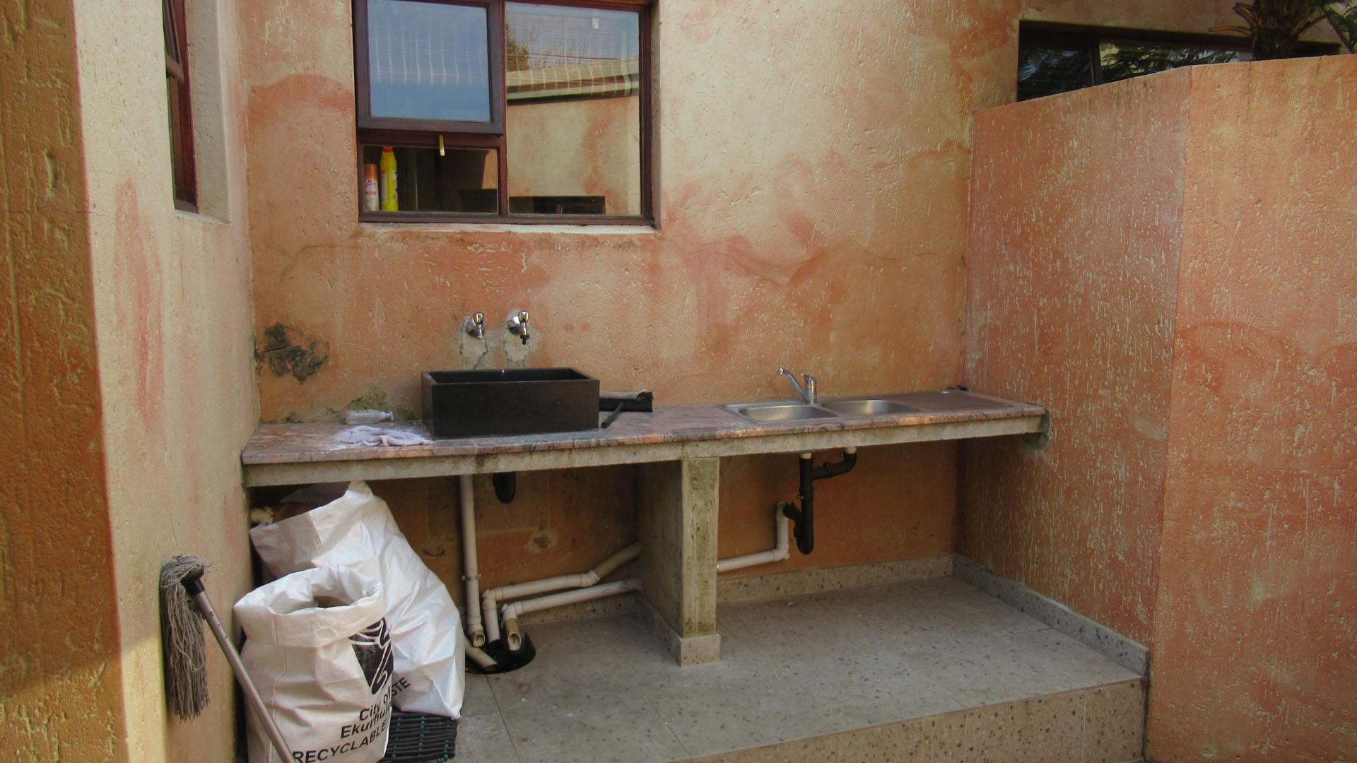 Backyard of property in Benoni