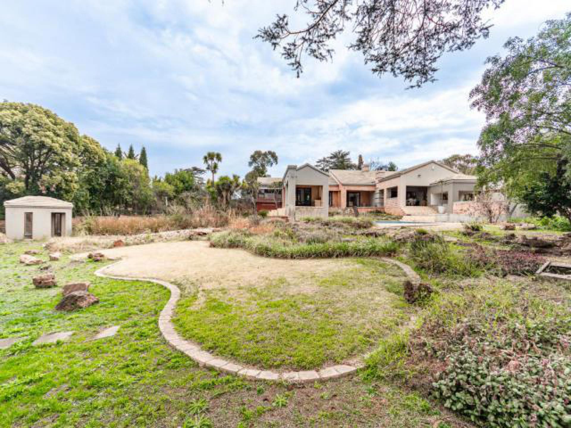 Backyard of property in Benoni