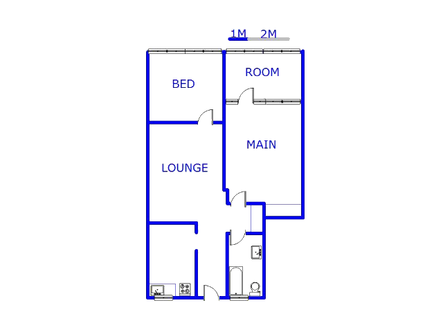 Floor plan of the property in Kempton Park AH