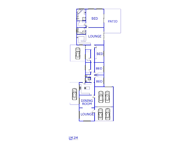 Floor plan of the property in Claremont