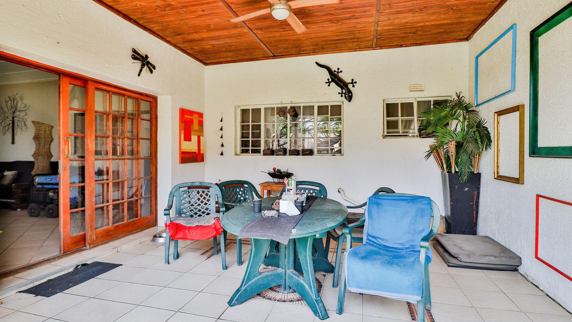 Patio of property in Benoni