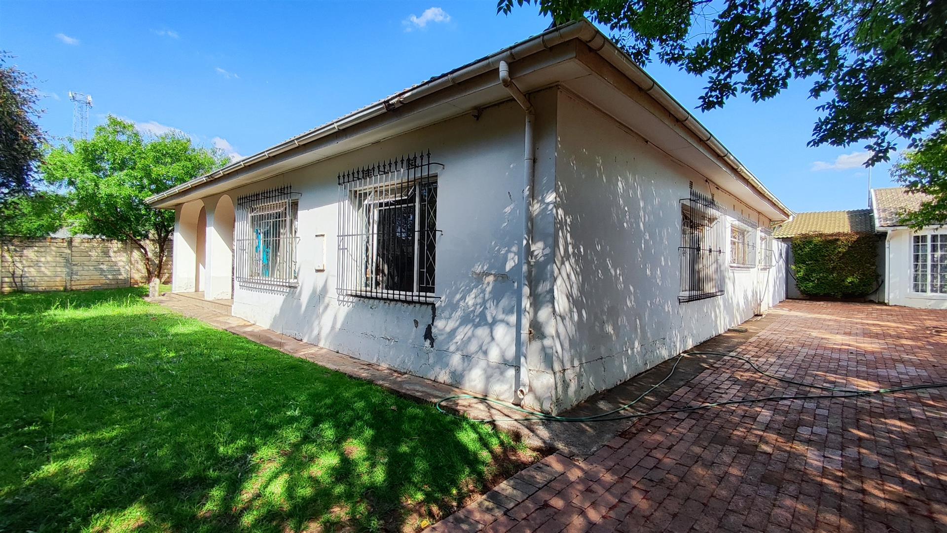 Backyard of property in Benoni