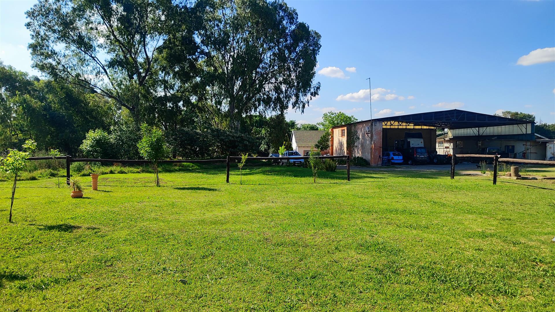 Backyard of property in Benoni