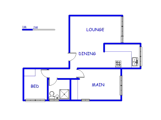 Floor plan of the property in Windermere
