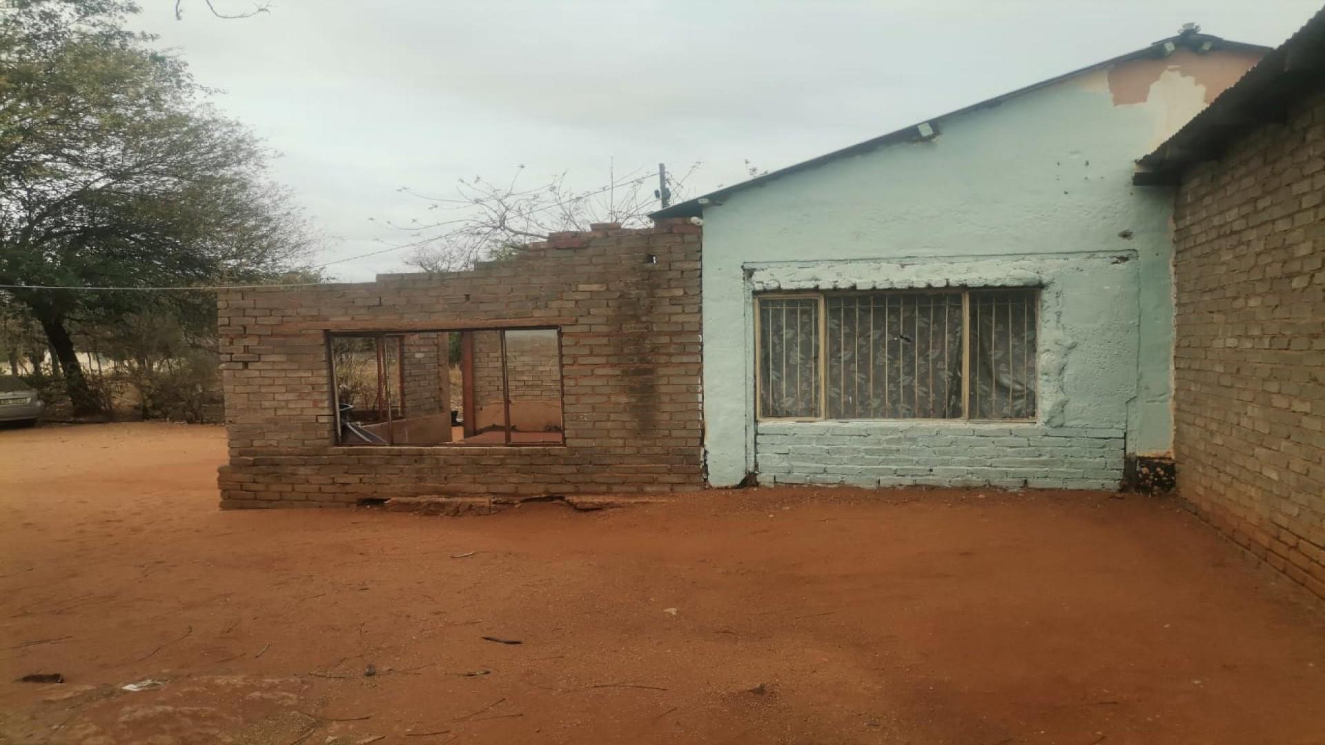 Backyard of property in Musina