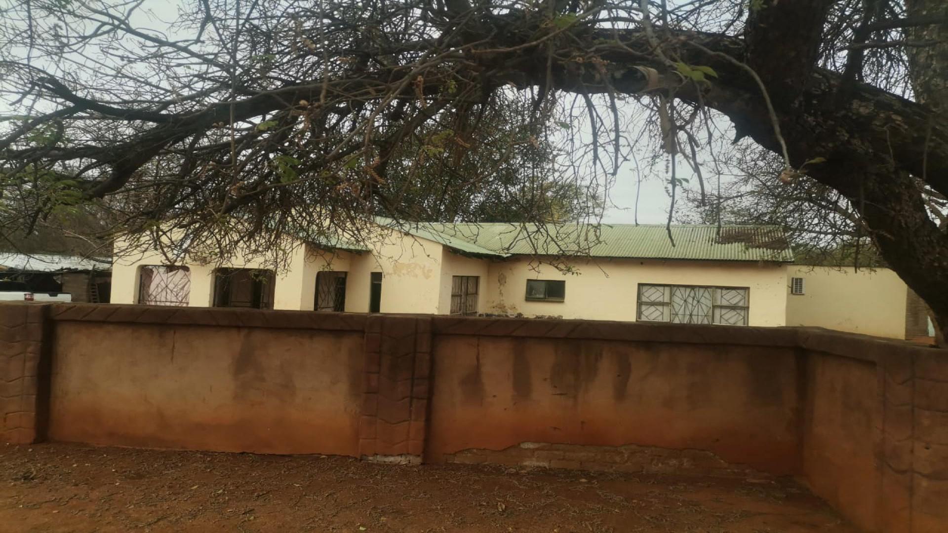 Backyard of property in Musina
