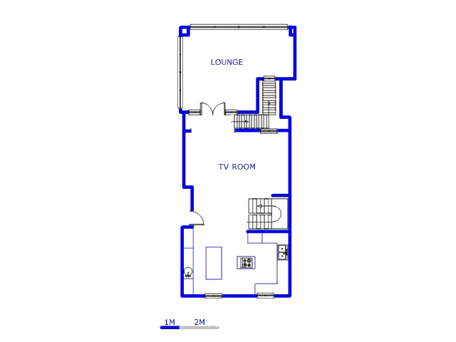 Floor plan of the property in Hartbeespoort