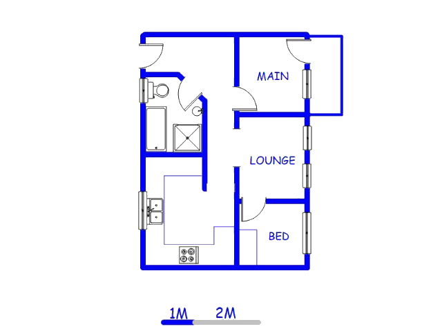 Floor plan of the property in Parow Central