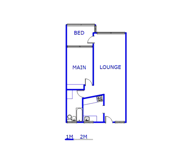 Floor plan of the property in Florida Park