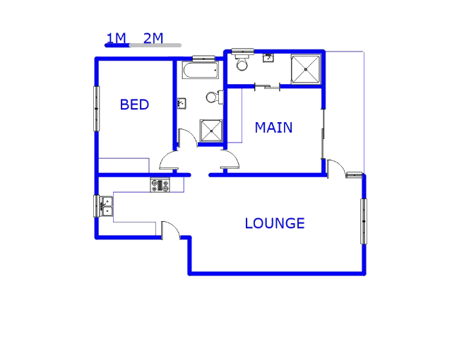 Floor plan of the property in Greenstone Hill