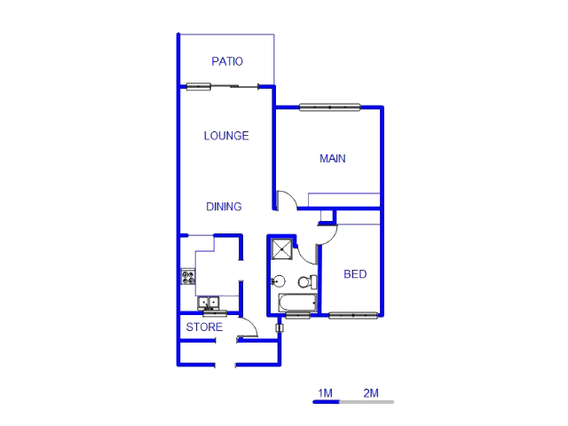 Floor plan of the property in Vorna Valley