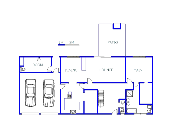 Floor plan of the property in Eden Glen