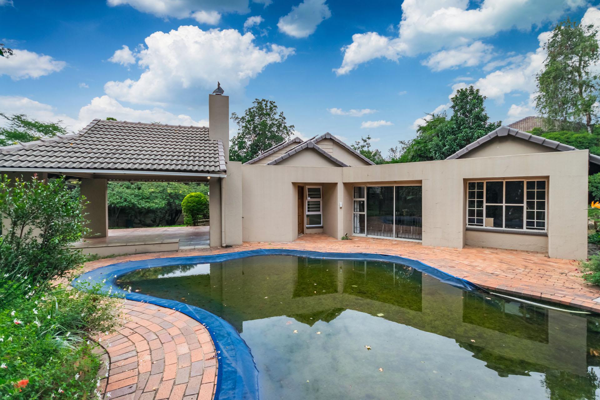 Backyard of property in Ferndale - JHB