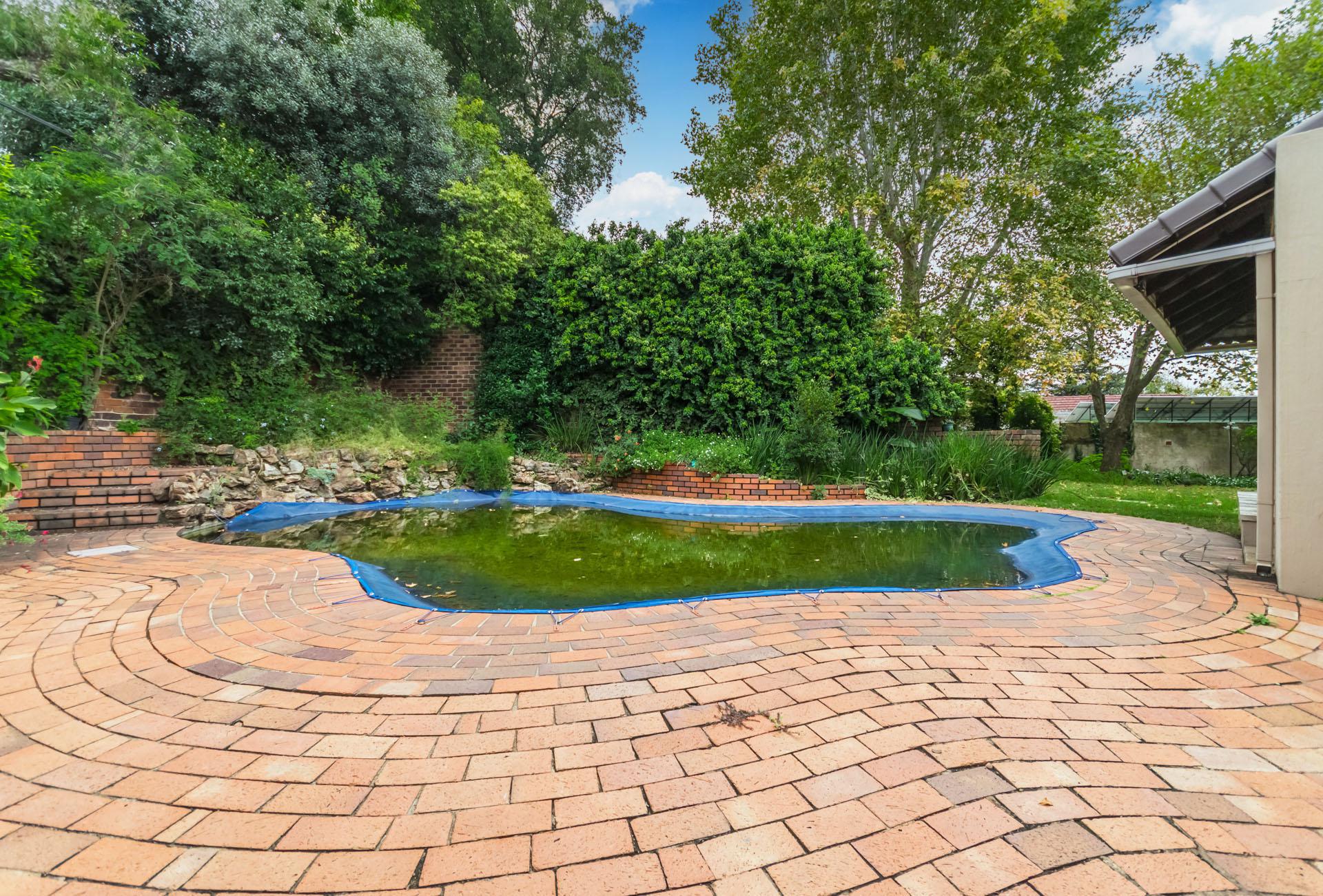 Backyard of property in Ferndale - JHB