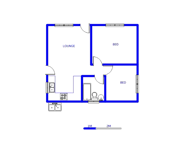 Ground Floor - 51m2 of property for sale in Cosmo City