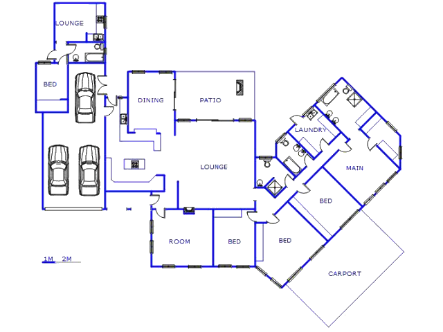 Floor plan of the property in Terenure