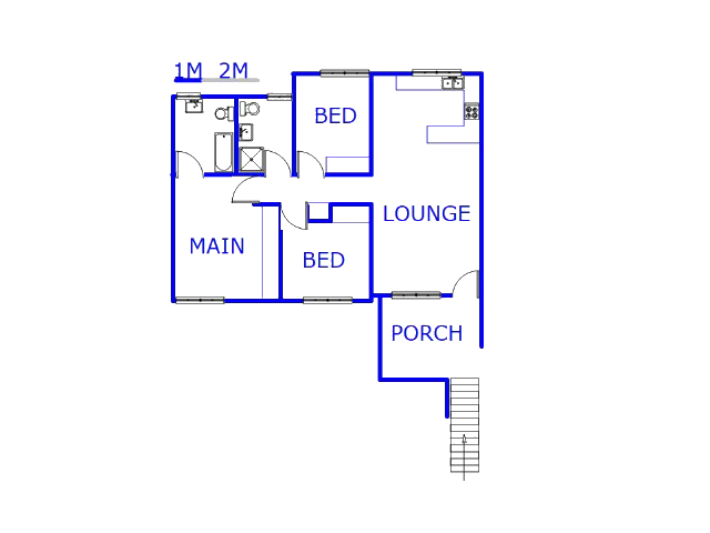 Floor plan of the property in Glenanda