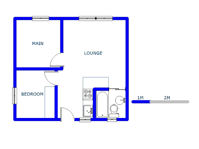 1st Floor - 38m2 of property for sale in Fleurhof