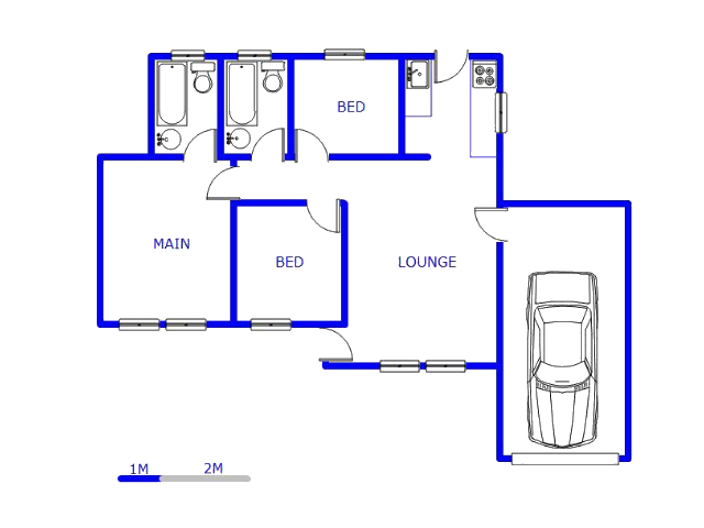 Floor plan of the property in The Orchards