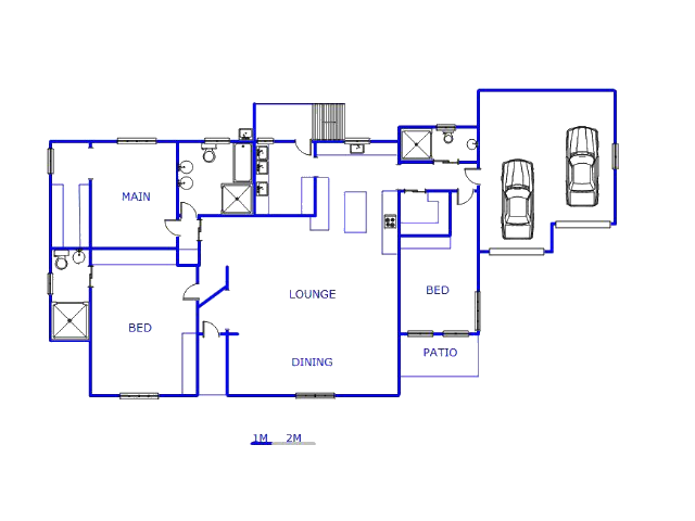 Floor plan of the property in Strand