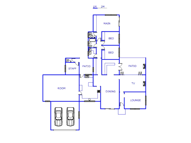 Floor plan of the property in Elspark